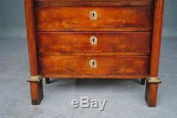 Mahogany Secretary Flamed Empire Style Xixth