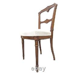 Mahogany chairs in the Louis XVI style from the 19th century