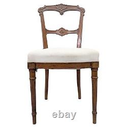 Mahogany chairs in the Louis XVI style from the 19th century