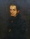 Man Portrait Epoque Louis Philippe Ecole Romantic Nineteenth Century Hst