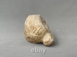 Marble or Alabaster Head, Roman Period, Archaeology, Sculpture