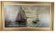 Marine 19th Century Oil On Canvas Gillet Sailboats The Tartanes 60 X 122 Cm - 19th Century Period