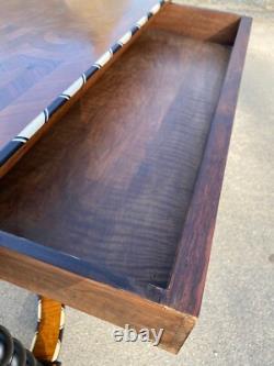 Marquetry bureau table in the Louis XIII style, 19th century	 	<br/>	 