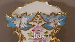 Married Vase In Porcelain Painted From Paris, Era Xixth