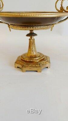Master Porcelain Cups Mounted Gilt Bronze, Time XIX