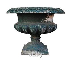Medici Vase Painted Cast Iron Nineteenth Time