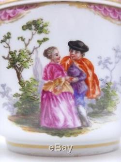 Meissen Porcelain Pot Sugar Nineteenth Time