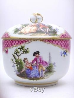 Meissen Porcelain Pot Sugar Nineteenth Time