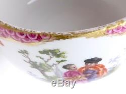 Meissen Porcelain Pot Sugar Nineteenth Time