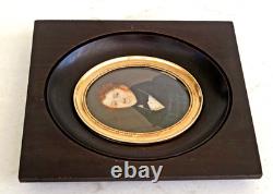 Miniature Portrait of a Gentleman of Quality from the First Empire Period, Early 19th Century