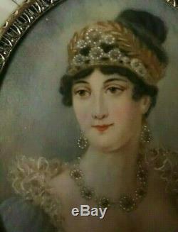 Miniature Representing The Portrait Of The Empress Josephine, Time XIX