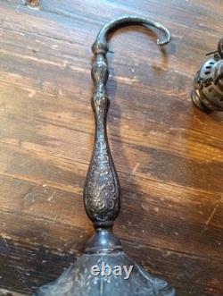 Miniature Silvered Metal Censer, Napoleon III Era, Mass Set, 19th Century