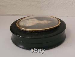 Miniature portrait box, Empire period, solid gold, 19th century, K35
