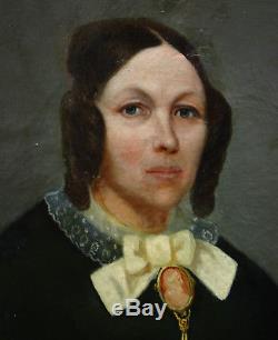 Miranda Portrait Of Woman Louis Philippe Hst Nineteenth Century