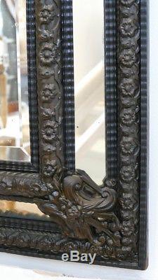 Mirror Parecloses Napoleon III Blackened Wood And Brass, Time XIX