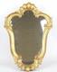 Mirror From The 19th Century, Carved Gilded Wooden Frame, Louis Xv Style