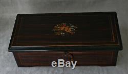 Music Box Type Cartel Six Airs Casket Wood Period End XIX Century