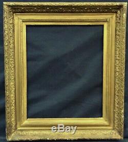 N ° 619 Frame Xixth Century Wood And Gilded Stucco For Frame 61,5 X 50 CM