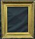 N ° 619 Frame Xixth Century Wood And Gilded Stucco For Frame 61,5 X 50 Cm