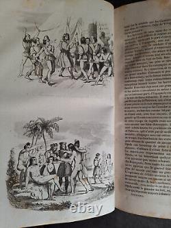 NORTH AND SOUTH AMERICA Paris 1835 20 engravings bound in the era