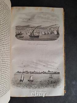 NORTH AND SOUTH AMERICA Paris 1835 20 engravings bound in the era