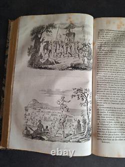 NORTH AND SOUTH AMERICA Paris 1835 20 engravings bound in the era