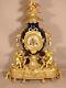 Napoleon Iii Blue Sevres Porcelain And Gilt Bronze Clock, 19th Century