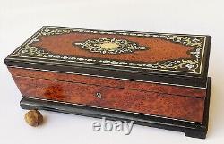 Napoleon III Period Glove Box Boulle Marquetry Late 19th Century