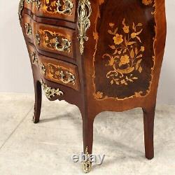 Napoleon III period commode in marquetry 19th century