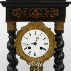 Napoleon III period pendulum clock, 19th century, antique