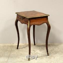 Napoleon III period table in 19th century marquetry