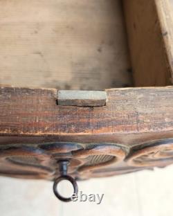 Napoleon III walnut console table