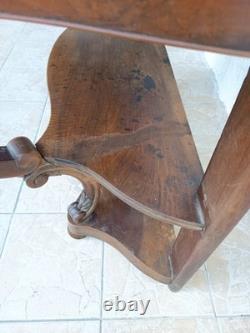 Napoleon III walnut console table