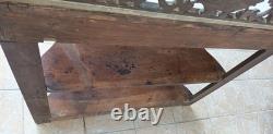 Napoleon III walnut console table