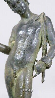 Narcissus In Pompeii, Bronze After The Ancient Grand Tour Era XIX