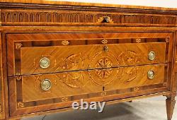 Neo-Classical Louis XVI Period Commode in Marquetry from 18th Century Italy