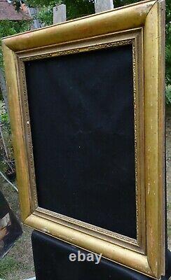No.734 Grand Cadre Epoque 19th Leaf Gilded Wood For Chassis 79 X 64.4 CM