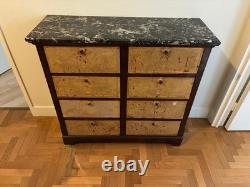 Notary’s cabinet / filing cabinet, Napoleon III period, in mahogany, circa 1850