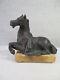 Old Beautiful Sculpture Small Bronze Horse Marble Base Xixth Century