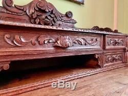 Office For Bleachers Style Louis XIII Period Mahogany Xixth & Twists