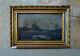Oil On Canvas Landscape Signed And Framed Of Xix Erate To Restore