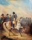 Oil On Canvas, 19th Century, Napoleon On A Battlefield