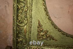 Old Beautiful Gilt Wood and Stucco Frame, Empire/Restauration Period, 19th Century, Louis XVI