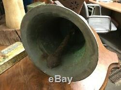 Old Big Bell Of Property Or Court Time XIX Ème Century 30 CM Diam