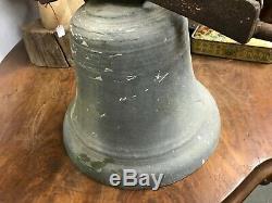 Old Big Bell Of Property Or Court Time XIX Ème Century 30 CM Diam