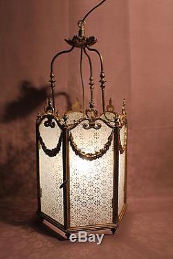 Old Brass Lantern Nineteenth Century