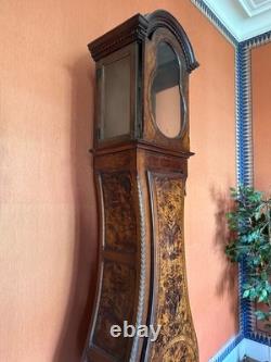 Old Bresse wall Comtoise clock with period Bresse marquetry, 18th century