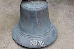 Old Bronze Property Bell Nineteenth Century
