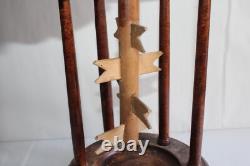 Old Butter Churn with Blades, Popular Art, 19th Century, Blown Glass