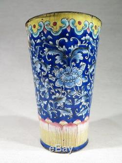Old Cup Emaille Blue Extreme Eastern Time XIX